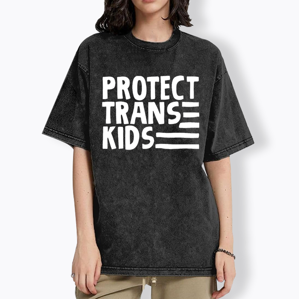 Protect Trans Washed T-Shirts