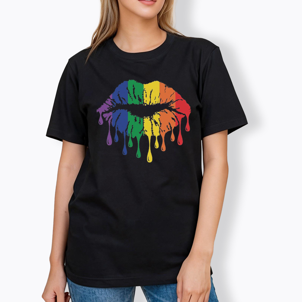 Rainbow Lips Classic T-Shirt