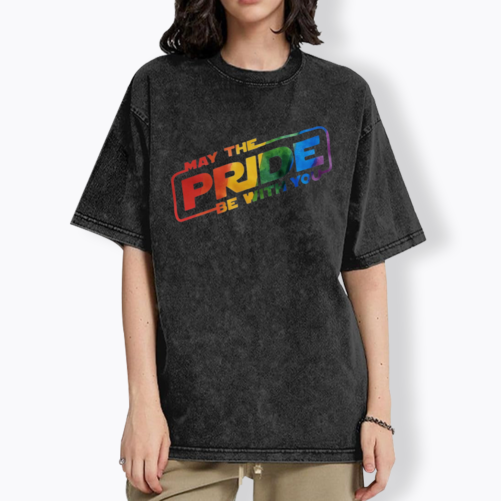 Rainbow Pride Washed T-Shirt