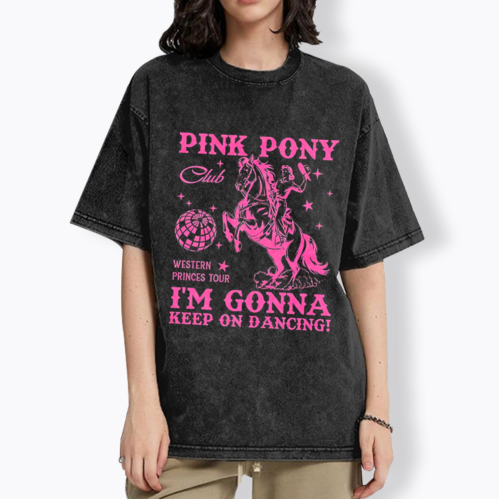 Pink Pony Club Washed T-Shirt
