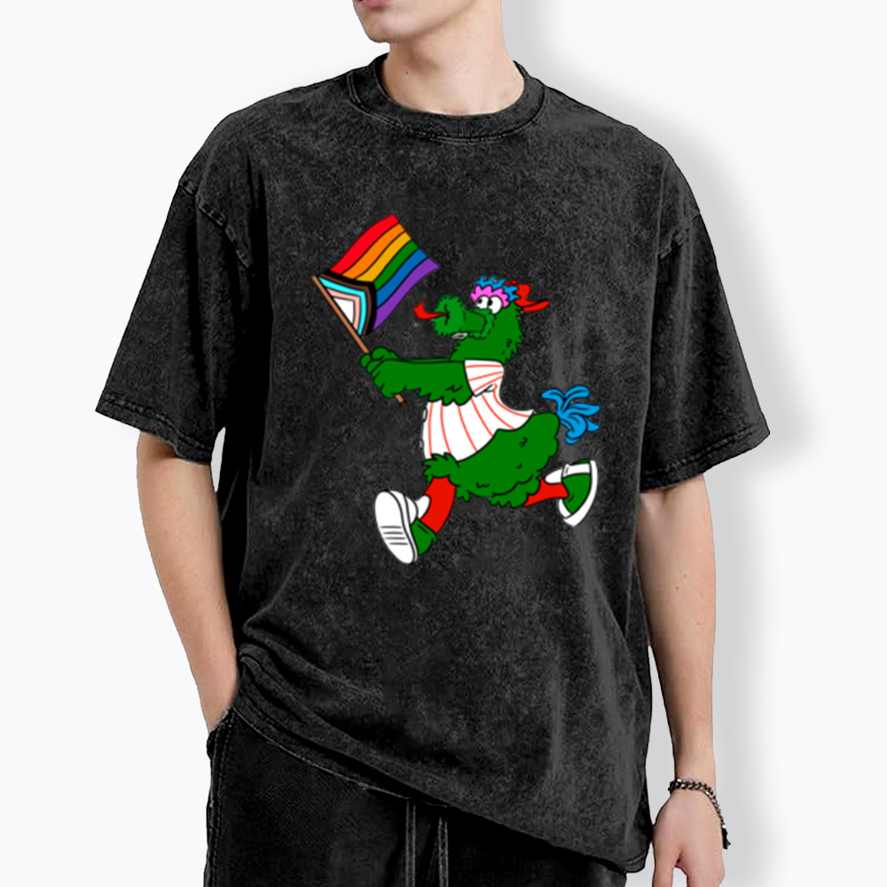 Phanatic with Pride Flag Washed T-Shirt