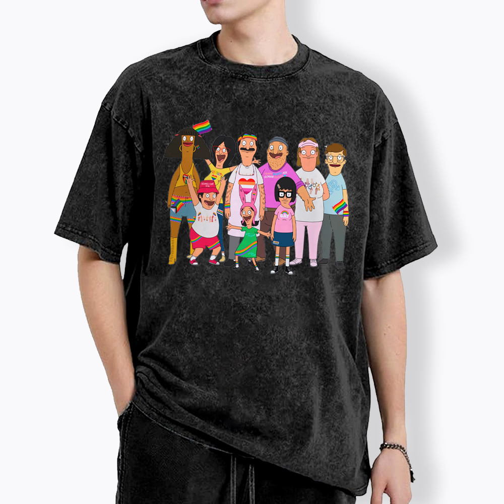 Gay Pride LGBTQIA+ Washed T-Shirt