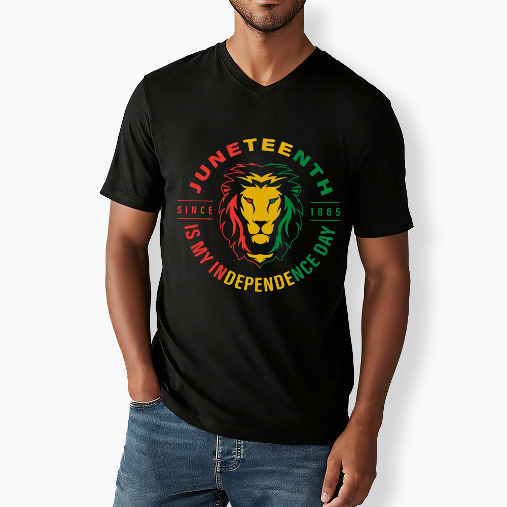 Juneteenth History V-Neck Classic T-Shirt