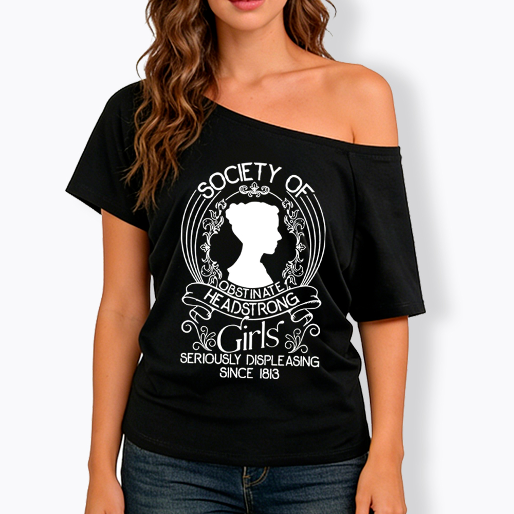 Society Of Obstinate Headstrong Girls Off Shoulder T-shirt
