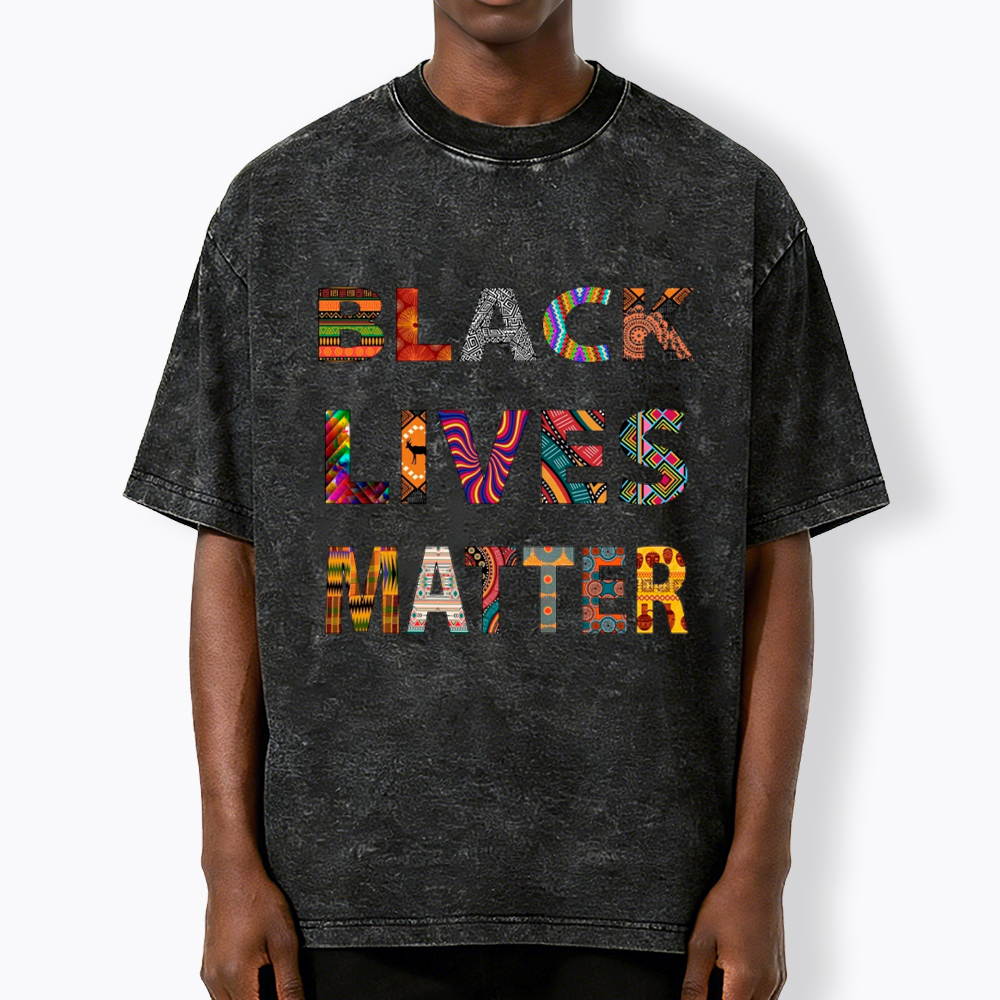 Black Lives Matter Diversity Washed T-Shirt