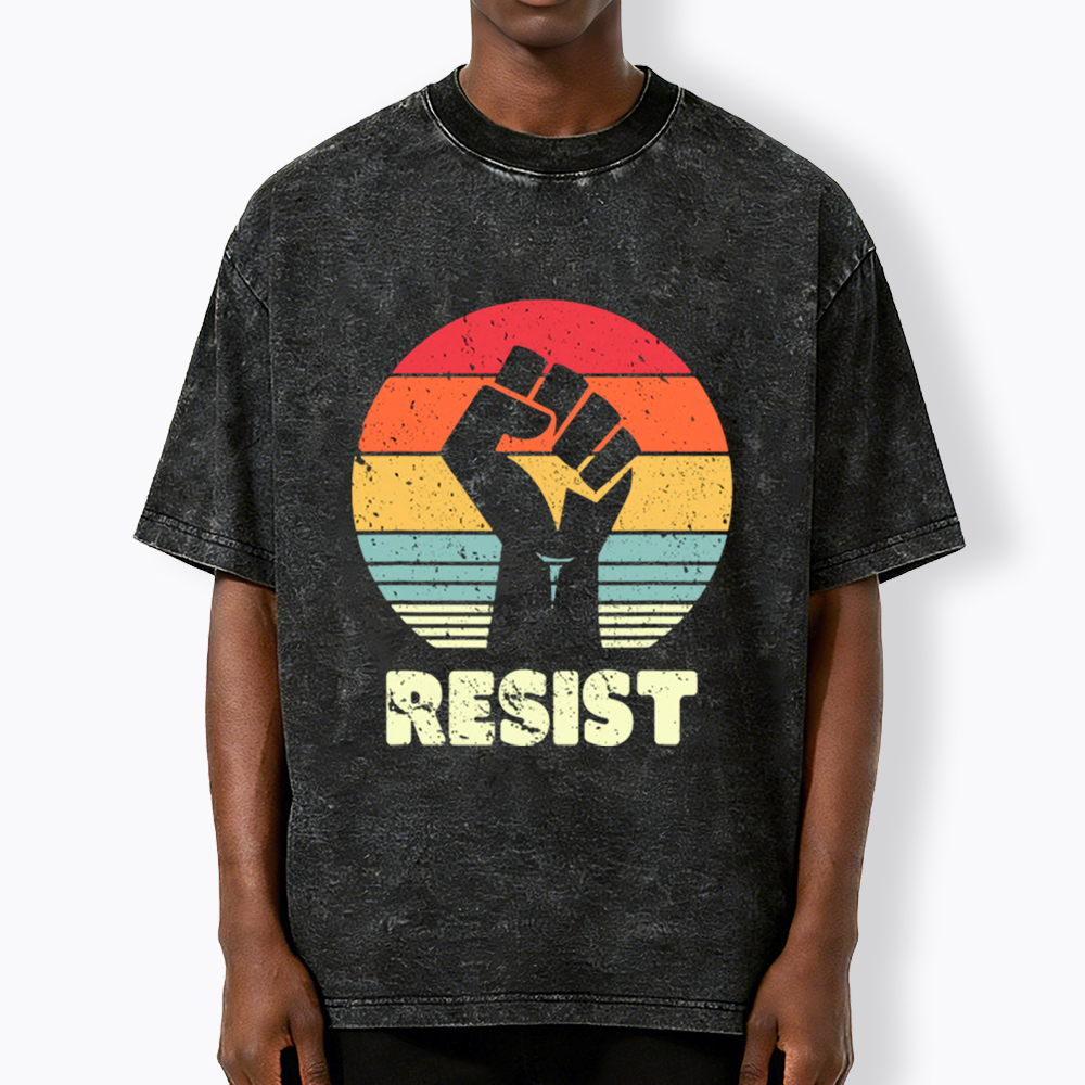 Resist Fist Washed T-Shirt