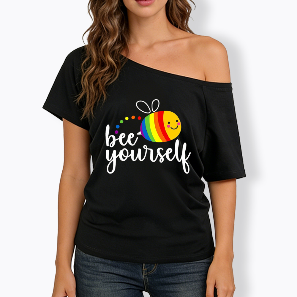 Bee Yourself Off Shoulder T-shirt