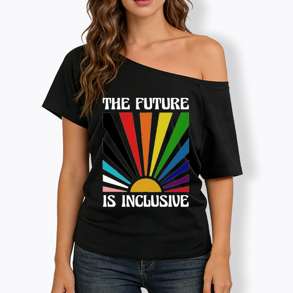 The Future is Inclusive Off Shoulder T-shirt