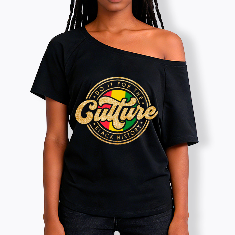 Do It For The Culture Do It For The Culture Off Shoulder T-shirt