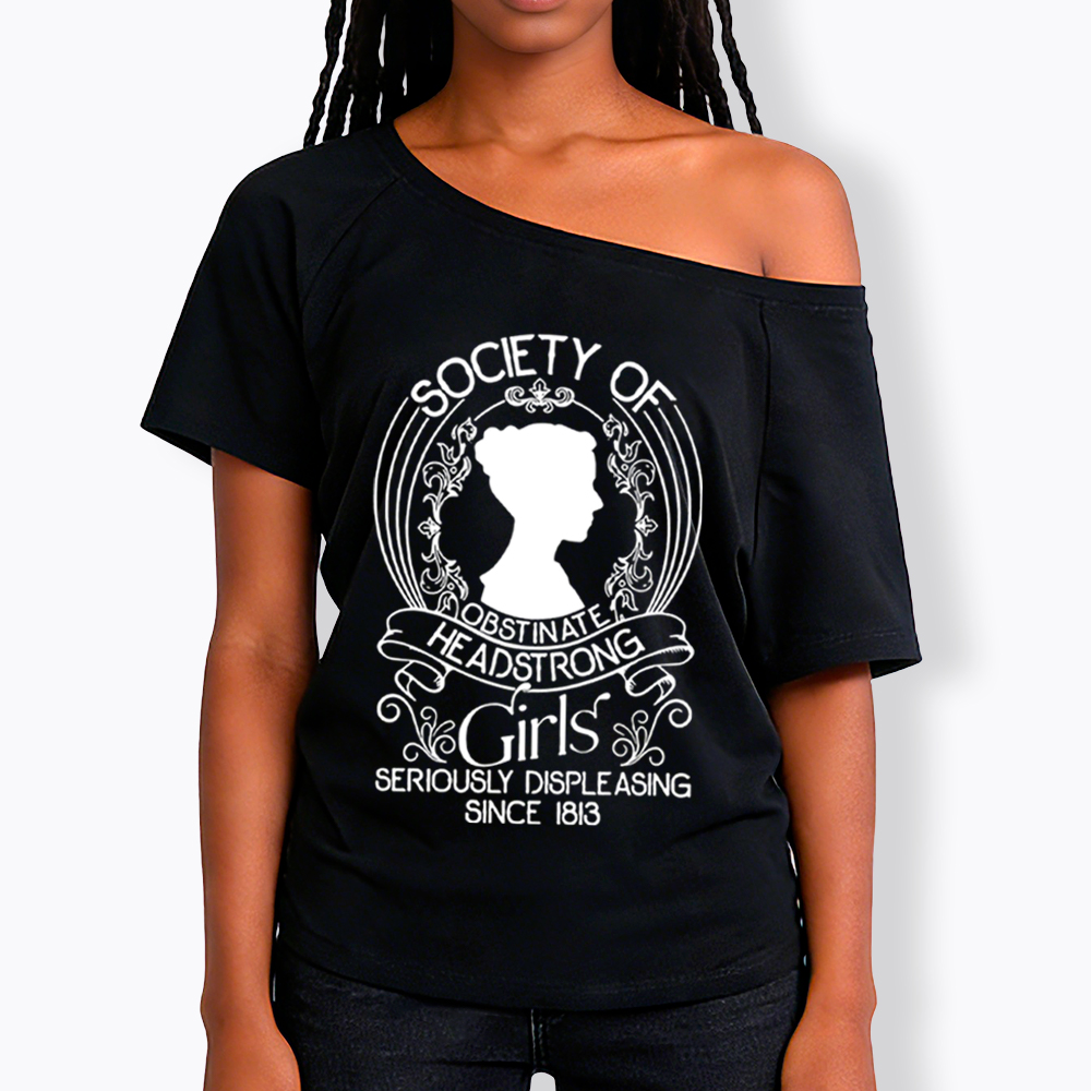 Society Of Obstinate Headstrong Girls Off Shoulder T-shirt