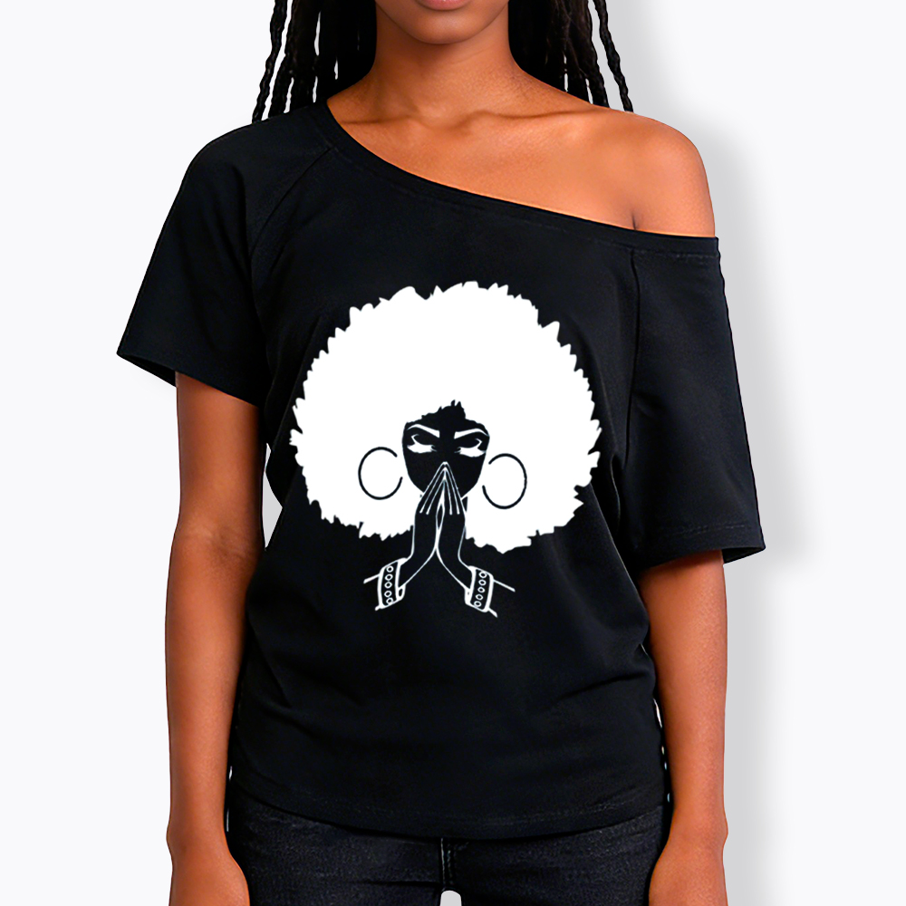 Black Girl Magic Off Shoulder T-shirt