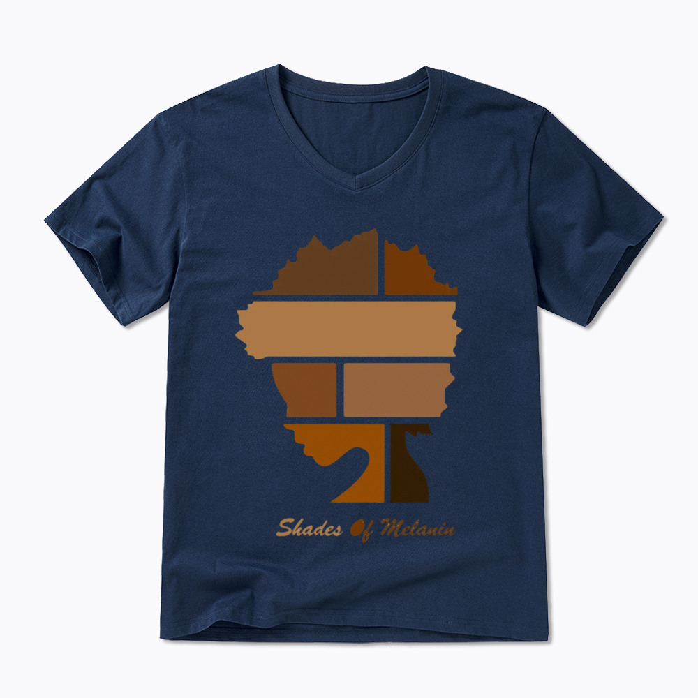 Shades Of Melanin V-Neck Classic T-Shirt