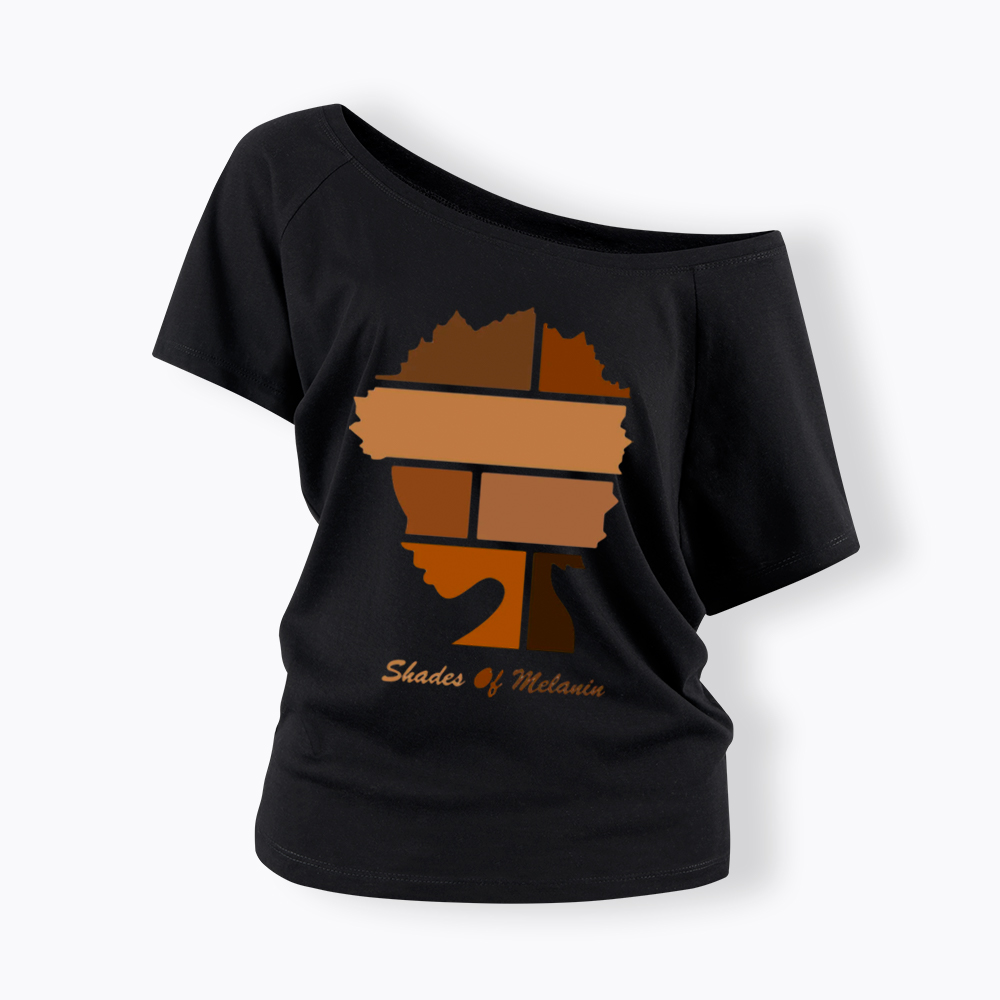 Shades Of Melanin Off Shoulder T-shirt