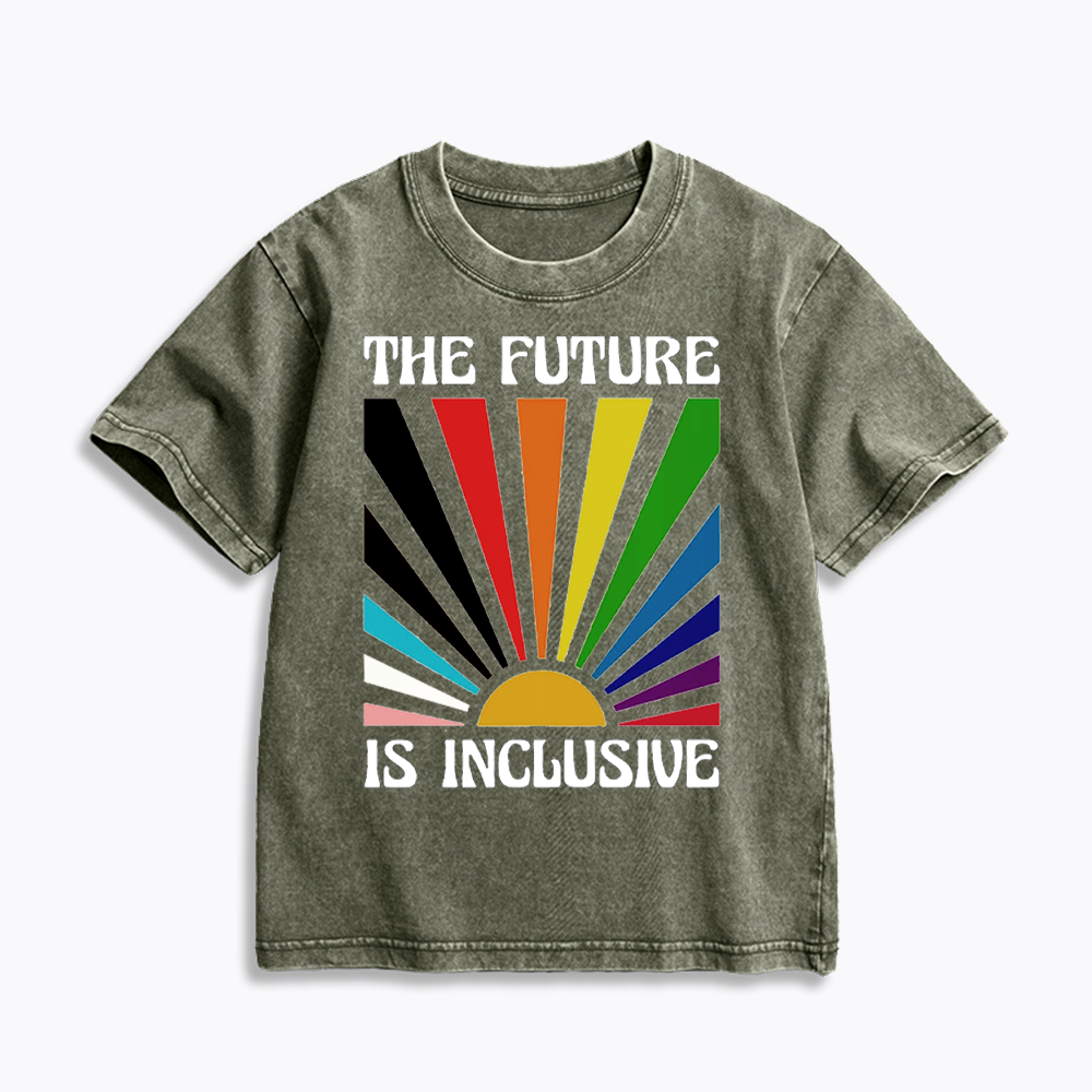 The Future is Inclusive Kids Washed T-Shirt