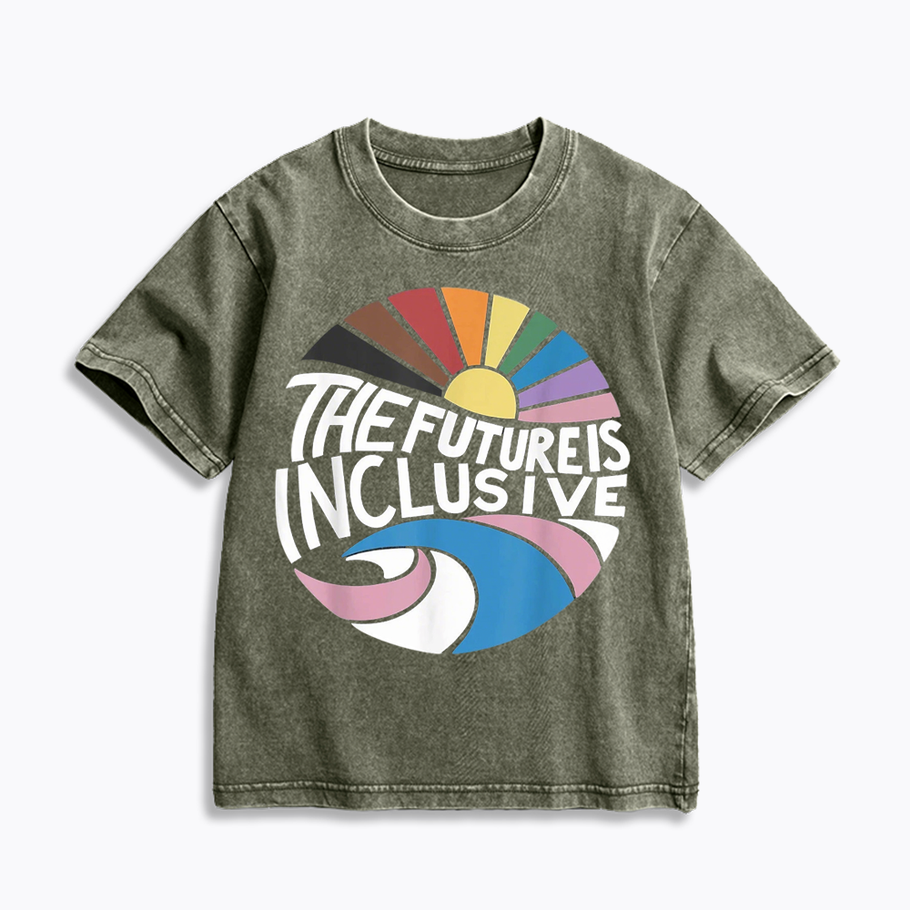 The Future Is Queer Kids Washed T-Shirt