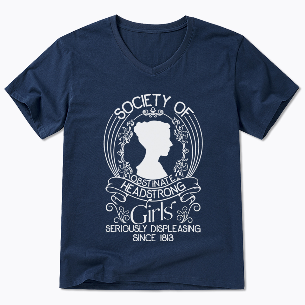 Society Of Obstinate Headstrong Girls V-Neck Classic T-Shirt