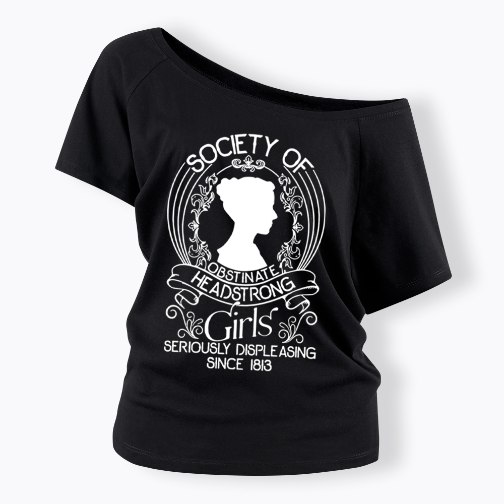 Society Of Obstinate Headstrong Girls Off Shoulder T-shirt