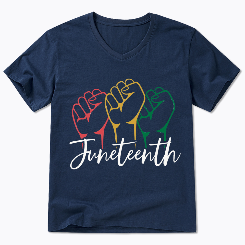 Juneteenth Black History V-Neck Classic T-Shirt