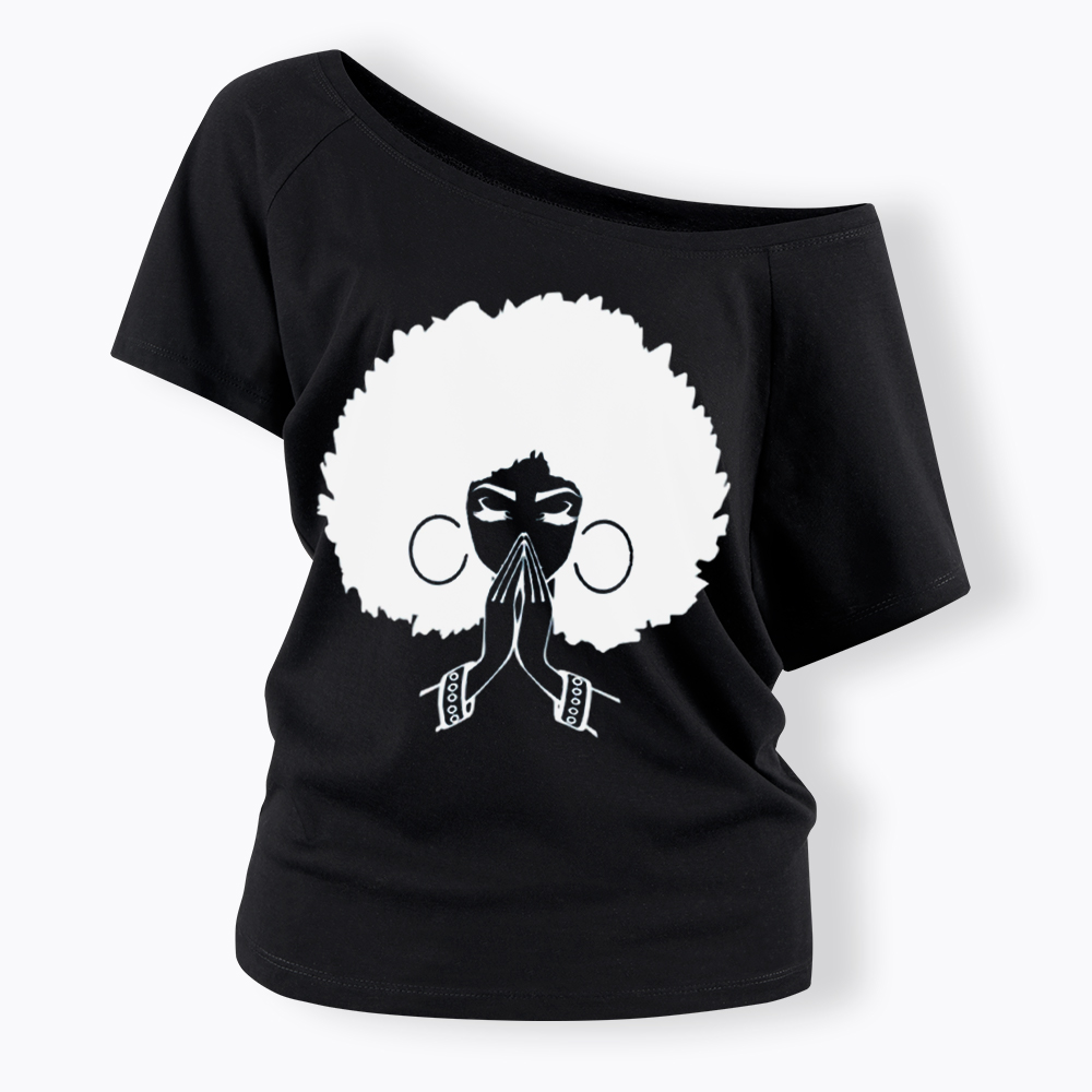Black Girl Magic Off Shoulder T-shirt