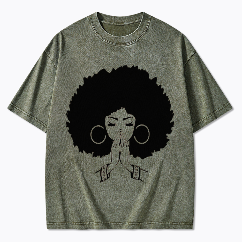 Black Girl Magic Washed T-Shirt
