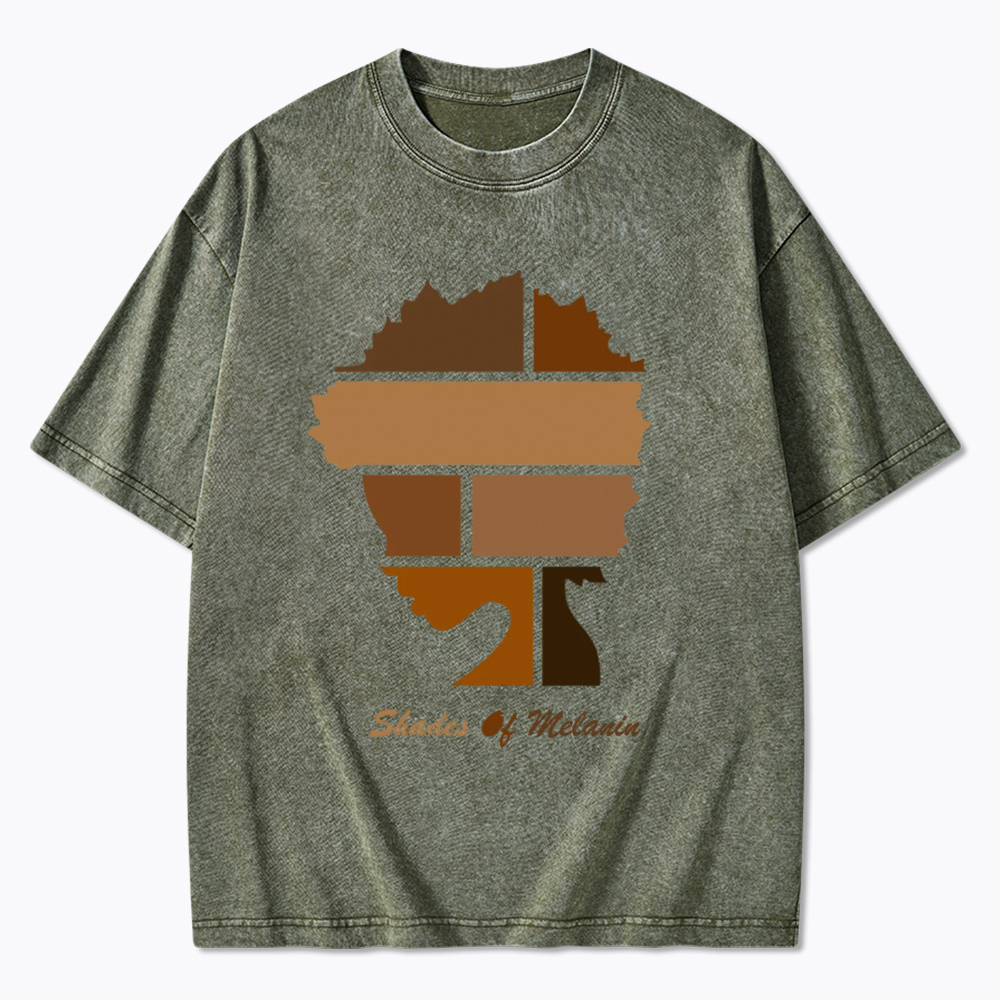 Shades Of Melanin Washed T-Shirt