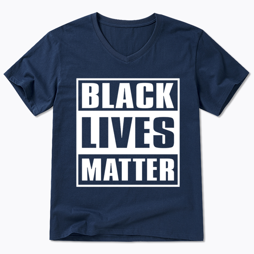 Black Lives Matter Equality Rights V-Neck Classic T-Shirt