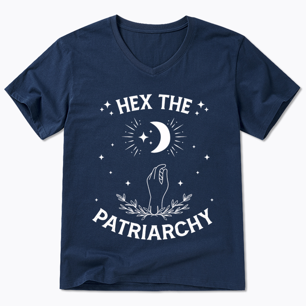 Hex The Patriarchy V-Neck Classic T-Shirt