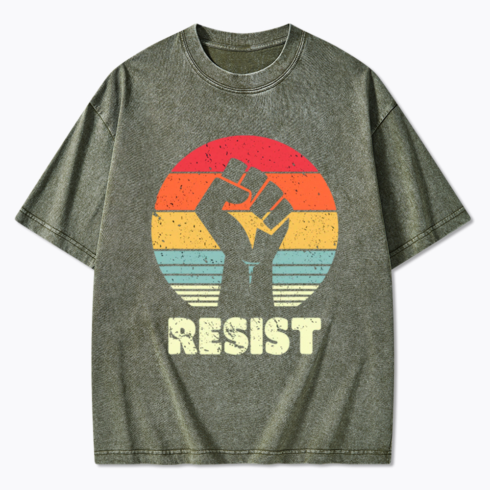 Resist Fist Washed T-Shirt