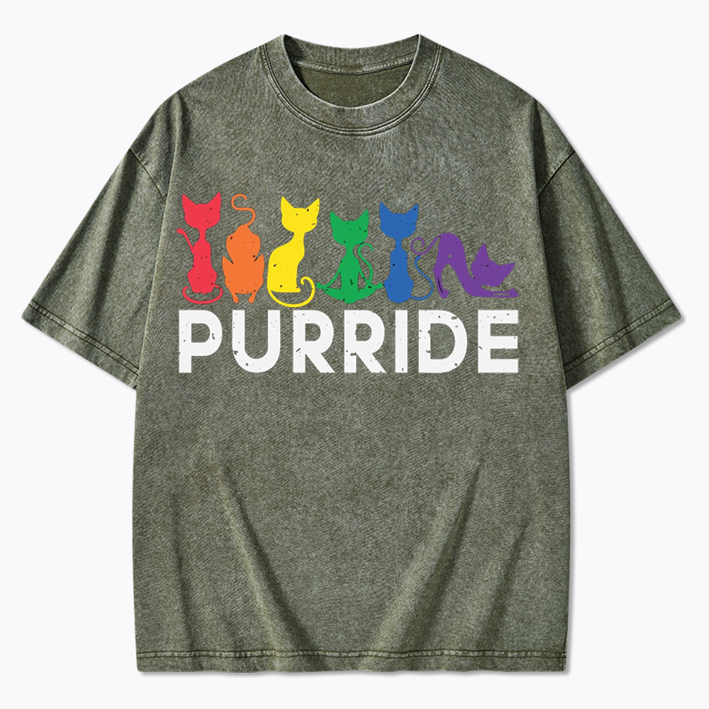 Purride Cat Washed T-Shirt