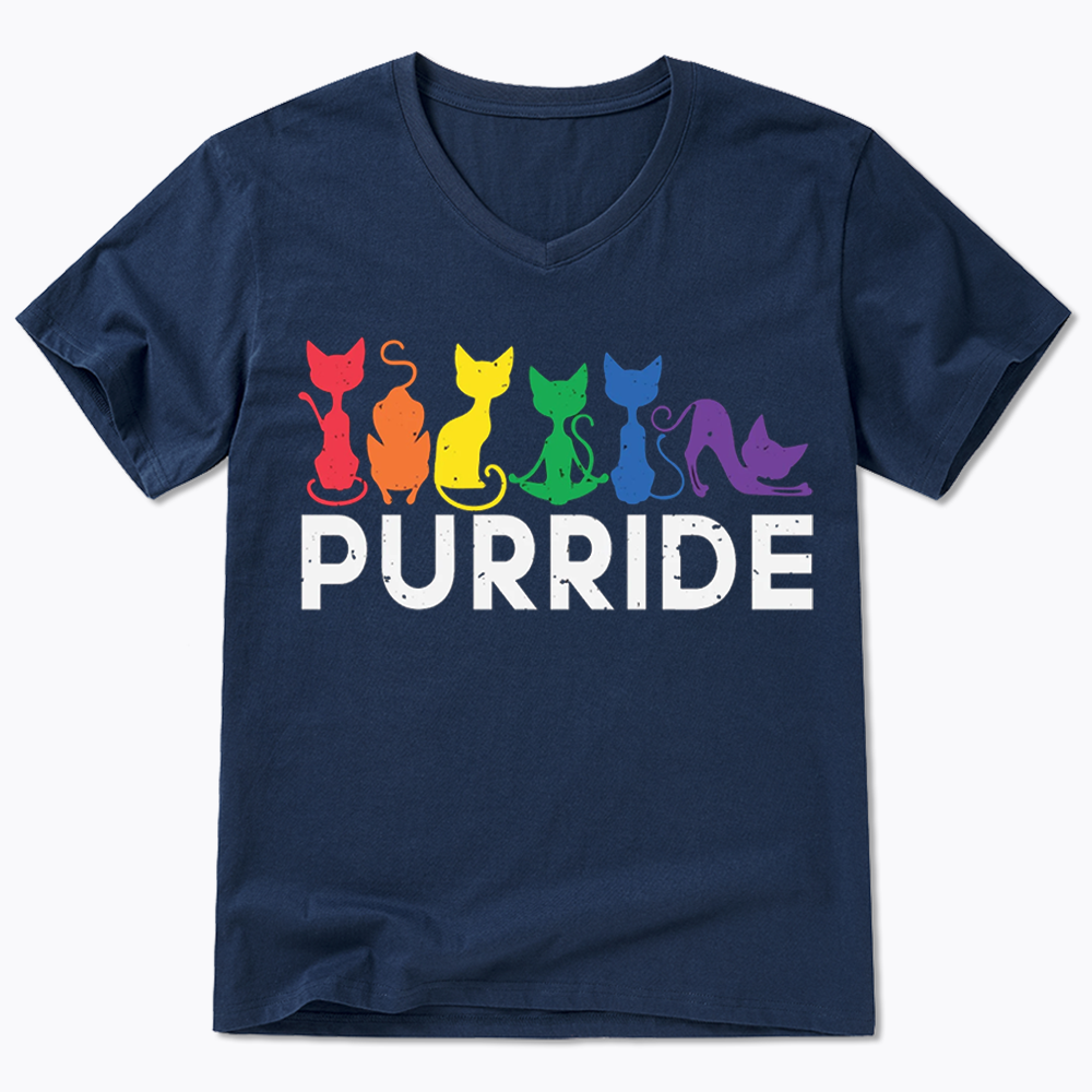 Purride Cat V-Neck Classic T-Shirt