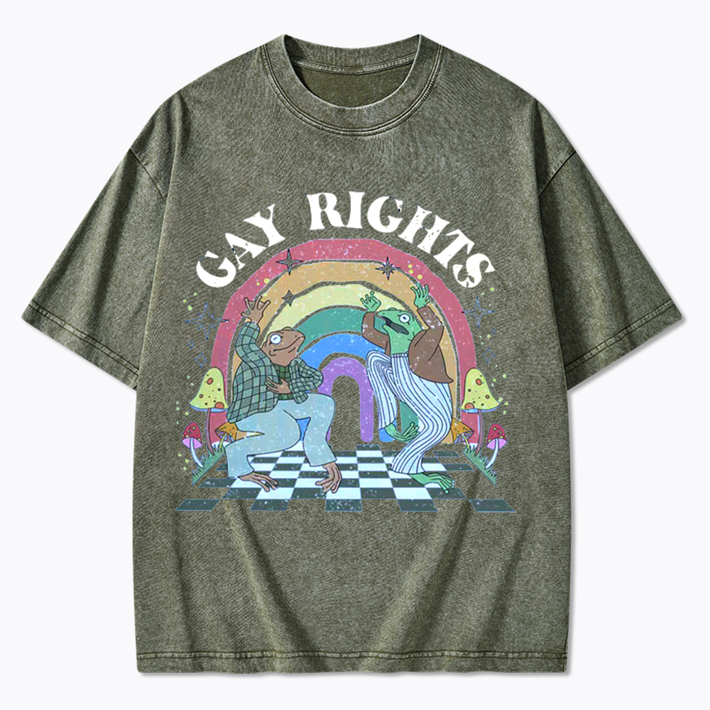 Pride Flag Washed T-Shirt