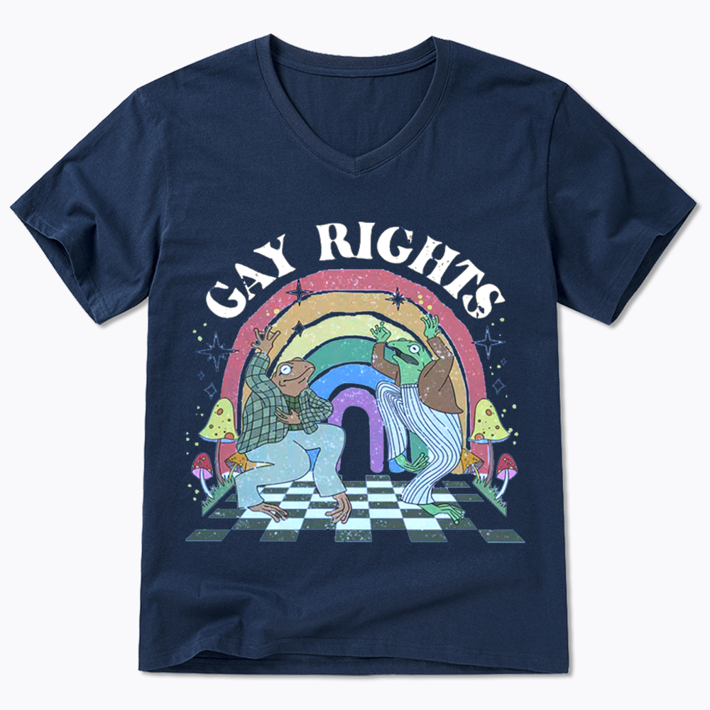 Pride Flag V-Neck Classic T-Shirt