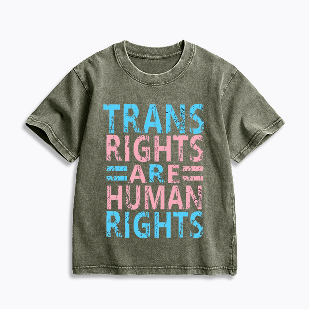 Human Rights Kids Washed T-Shirt 