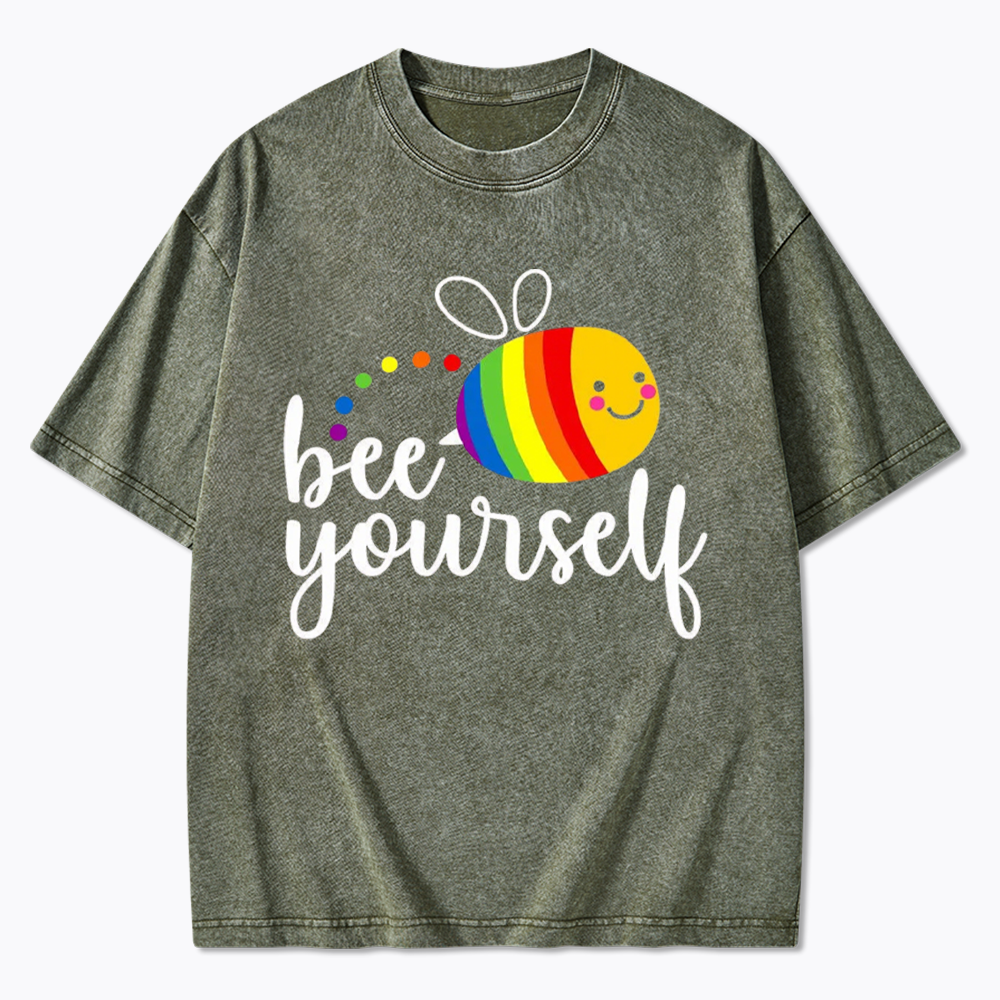 Bee Yourself Washed T-Shirt