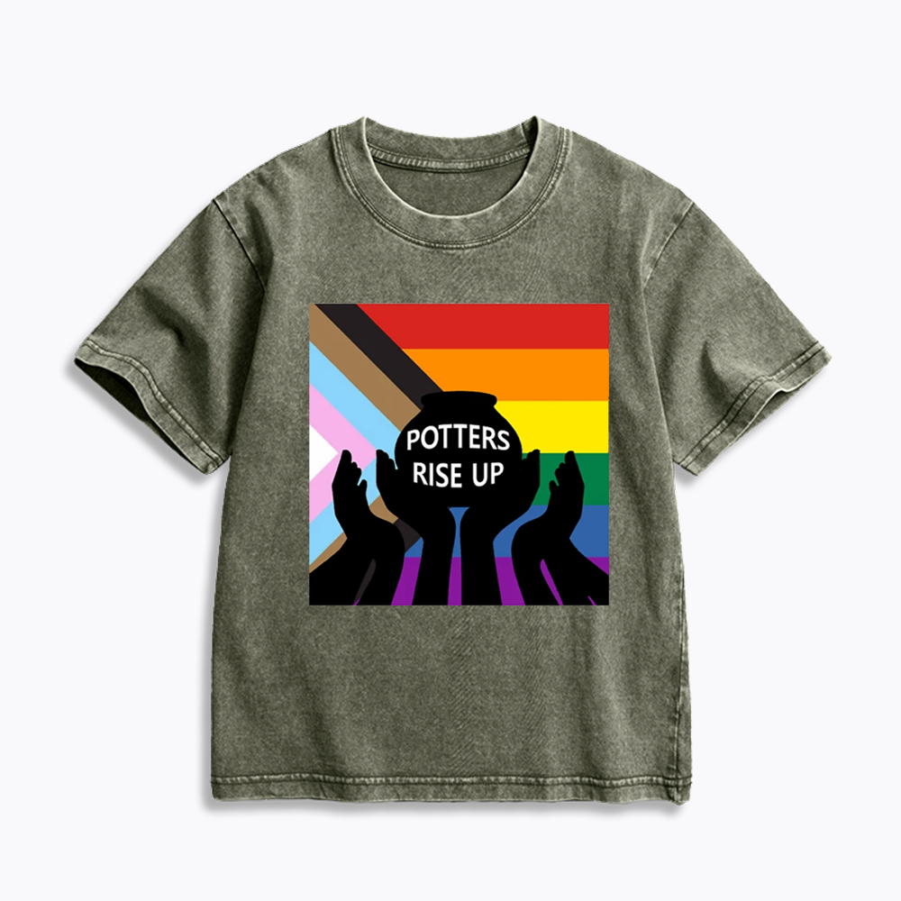 Inclusive Pride Kids Washed T-Shirts