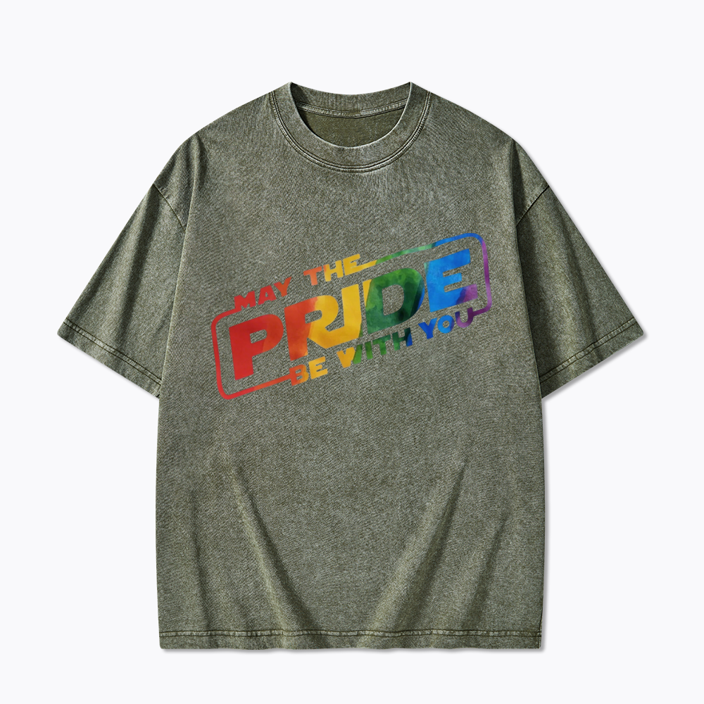 Rainbow Pride Washed T-Shirt