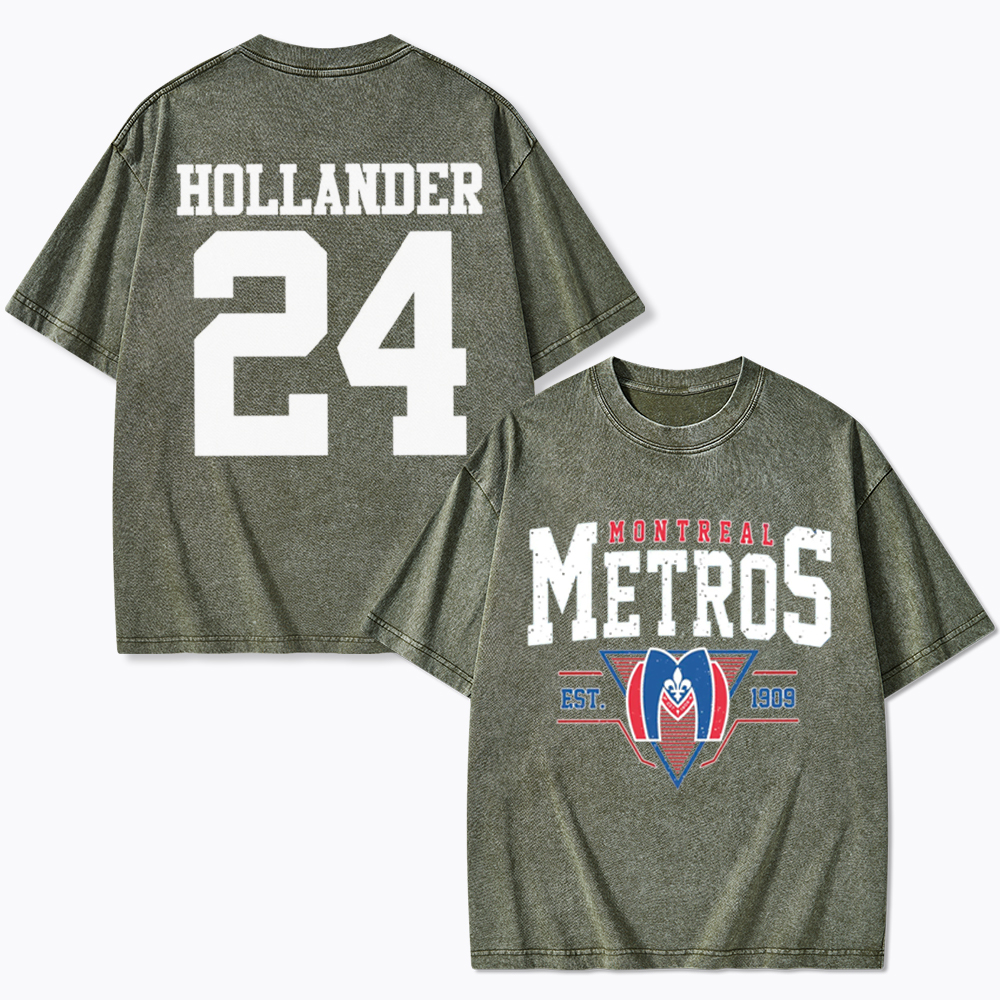 Montreal Metros Hockey Washed T-Shirt