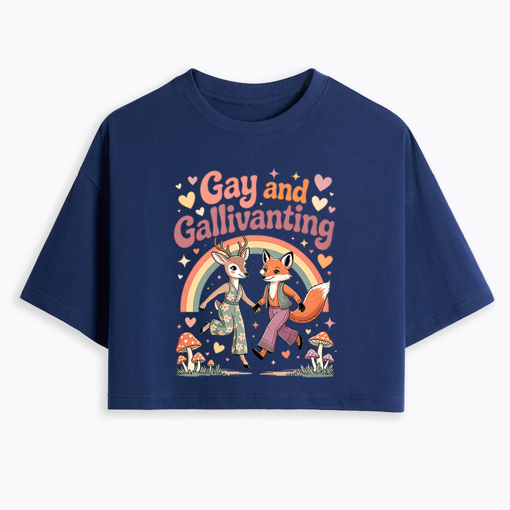Gay and Gallivanting Cropped T-Shirt