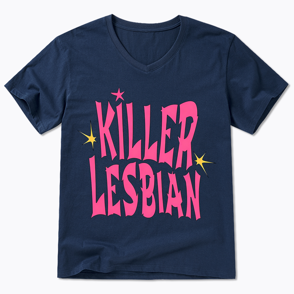 Killer Lesbian V-Neck Classic T-Shirt
