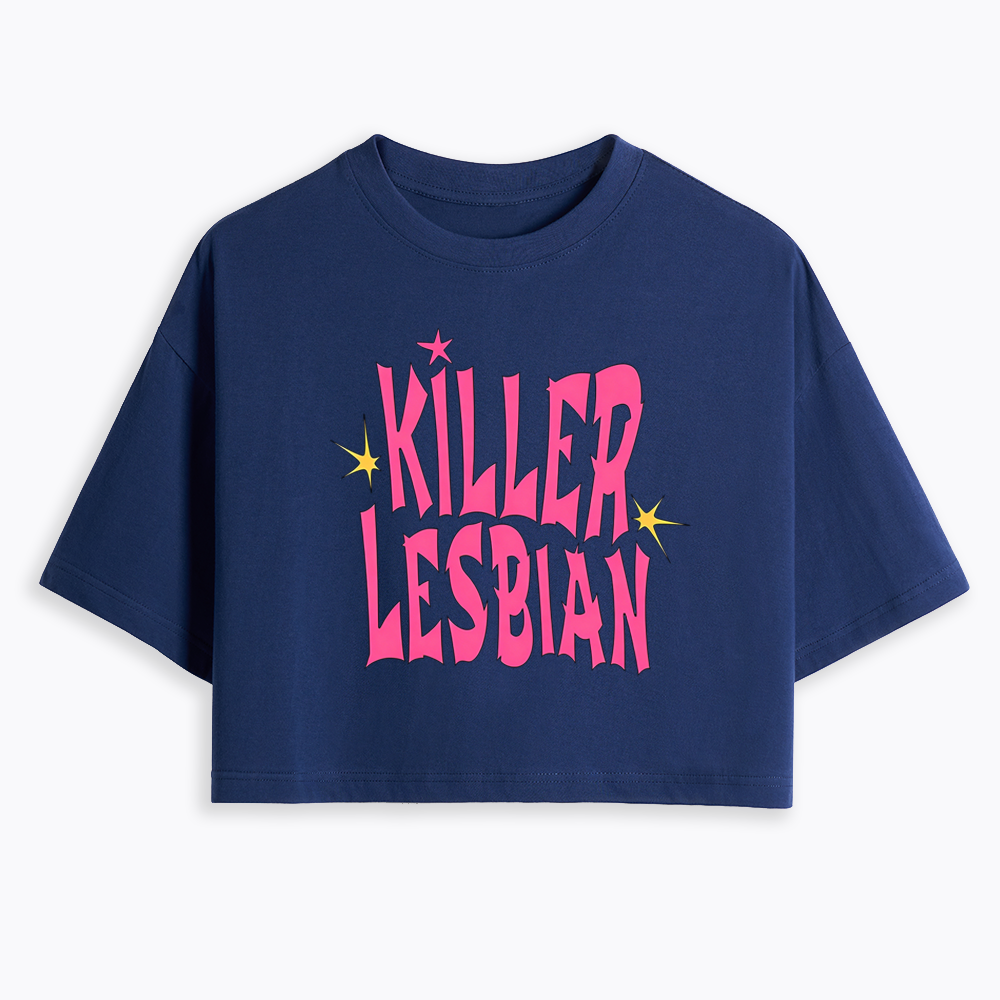 Killer Lesbian Cropped T-Shirt