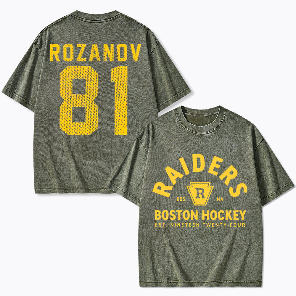Boston Raiders Hockey Washed T-Shirt