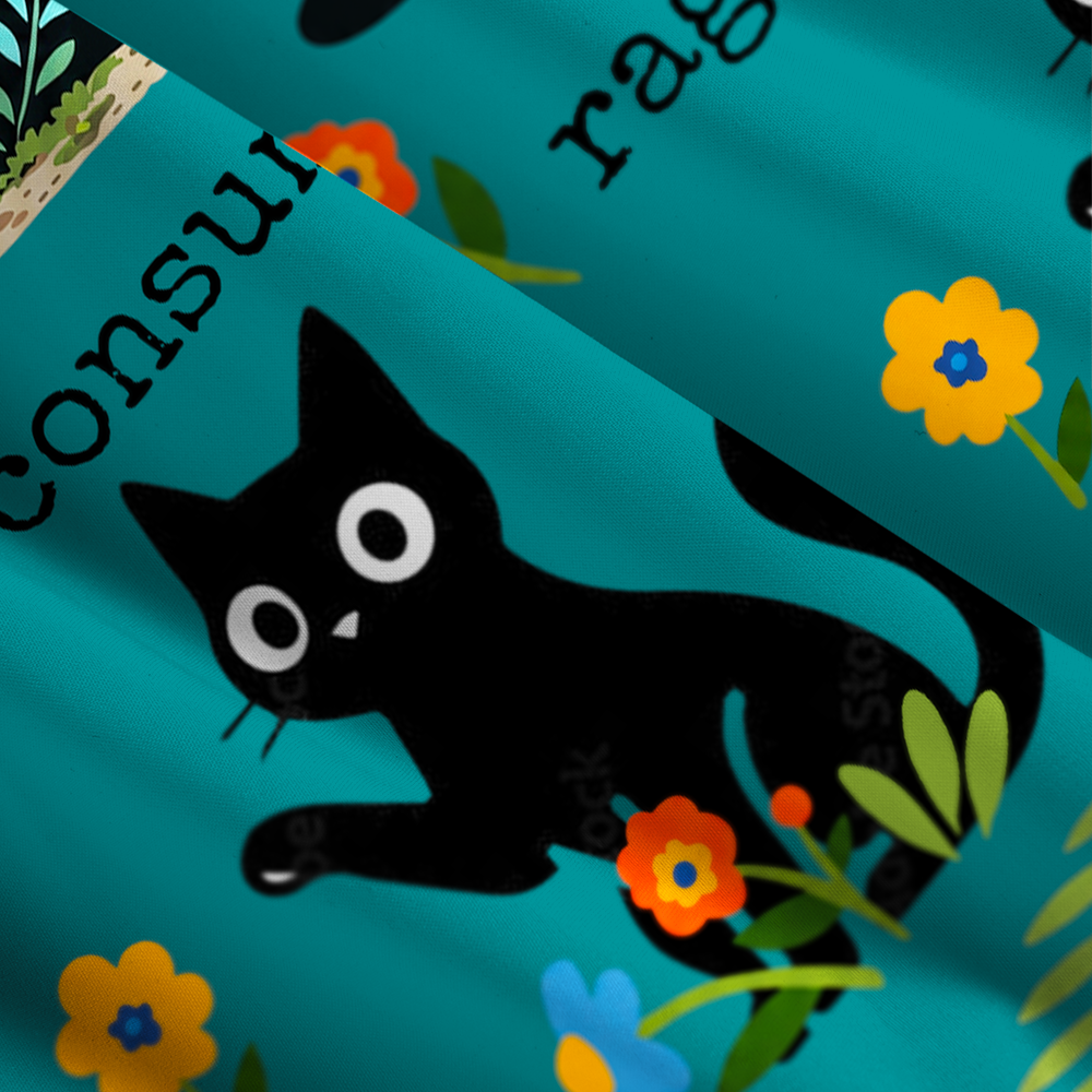 Rage Consumes Me Cat Maxi Dress