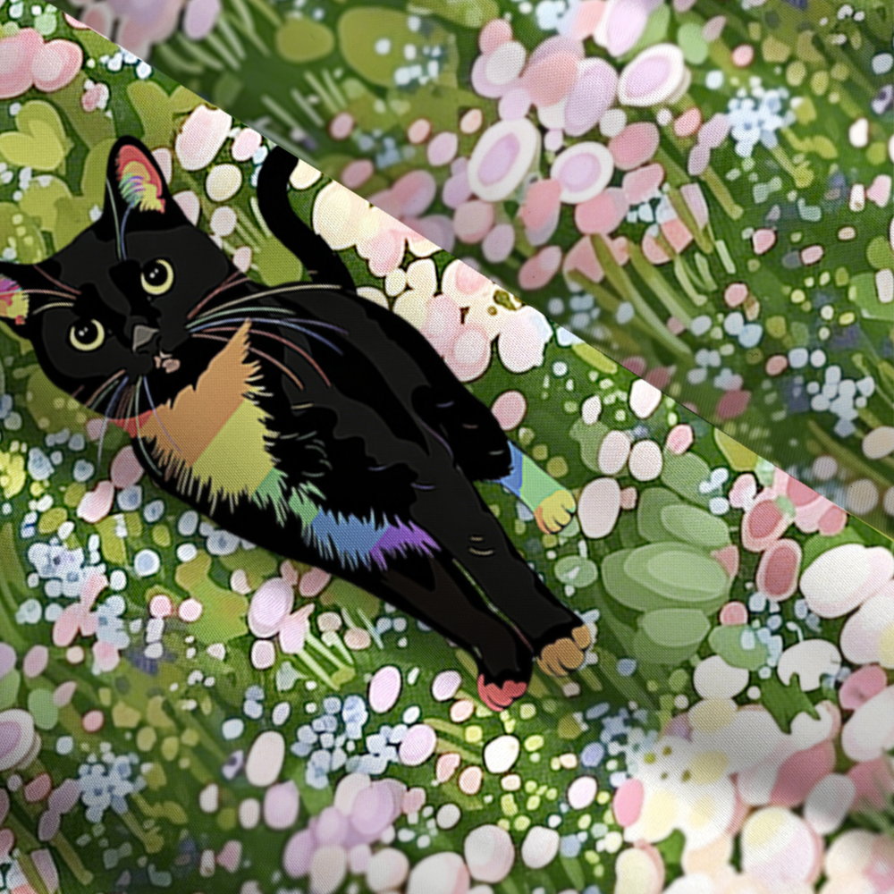 LGBTQ Pride Tuxedo Cat Maxi Dress