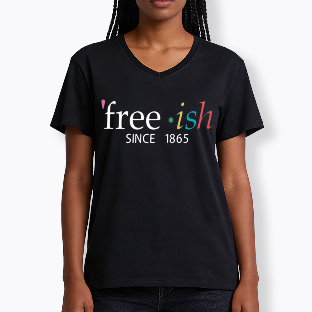 Freeish Juneteenth Since 1865 V-Neck Classic T-Shirt