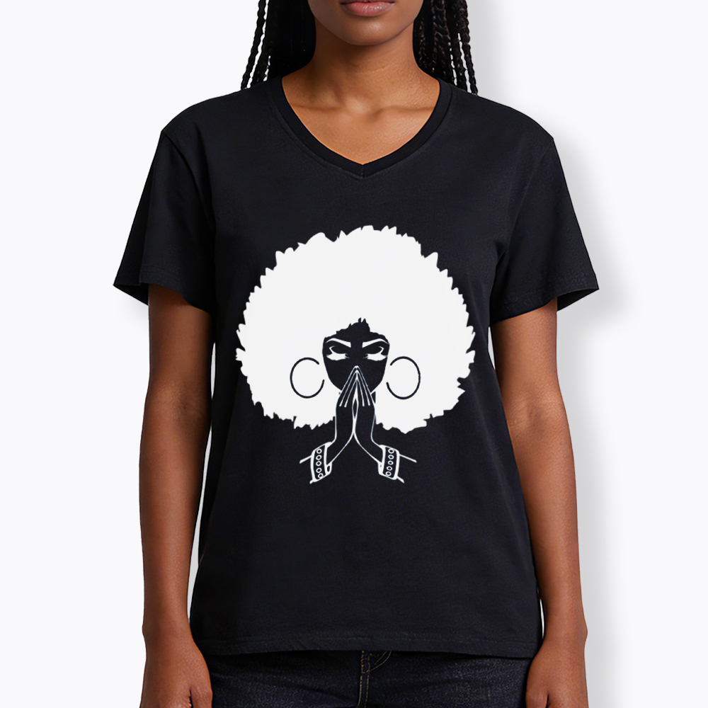 Black Girl Magic V-Neck Classic T-Shirt
