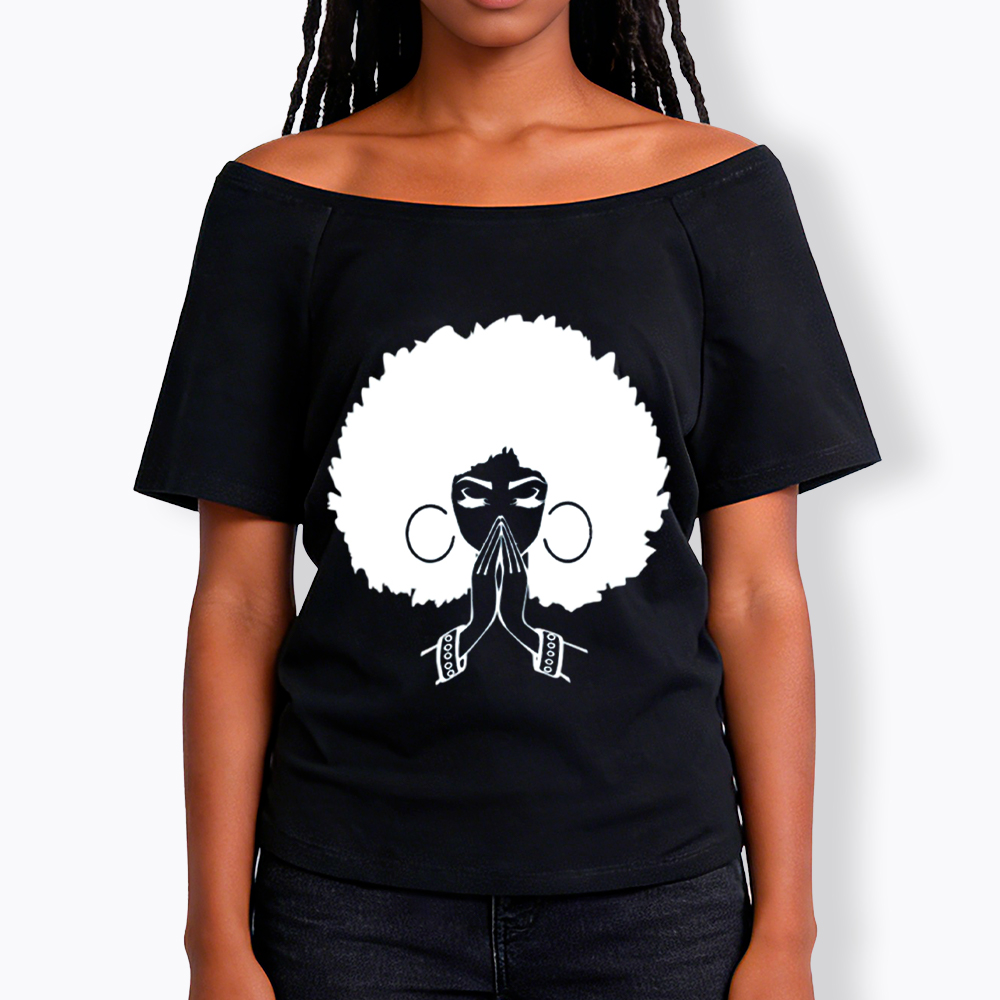 Black Girl Magic Off Shoulder T-shirt
