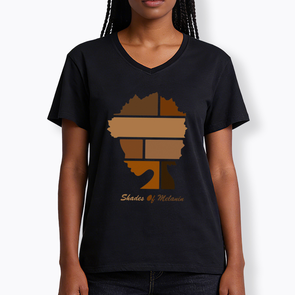 Shades Of Melanin V-Neck Classic T-Shirt