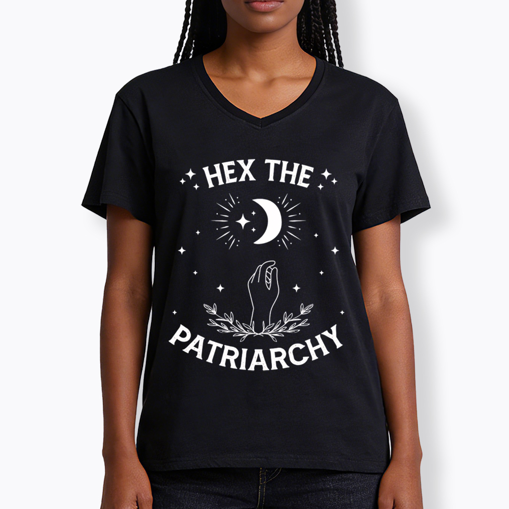 Hex The Patriarchy V-Neck Classic T-Shirt