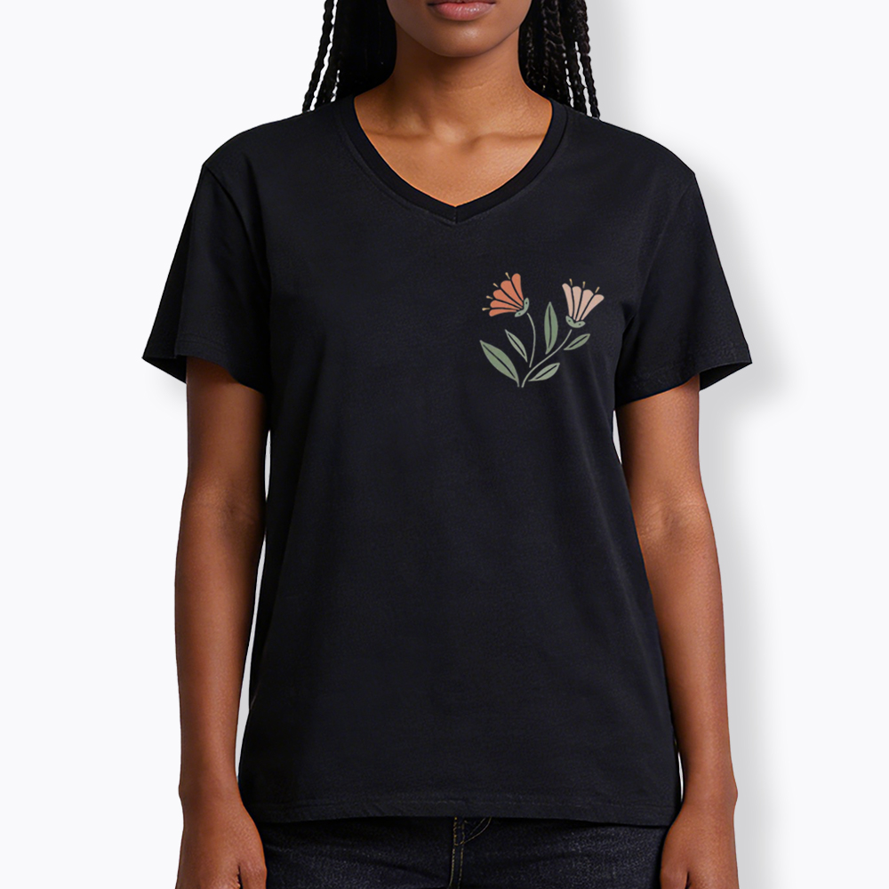 They Didn't Burn Witches They Burned Women V-Neck Classic T-Shirt