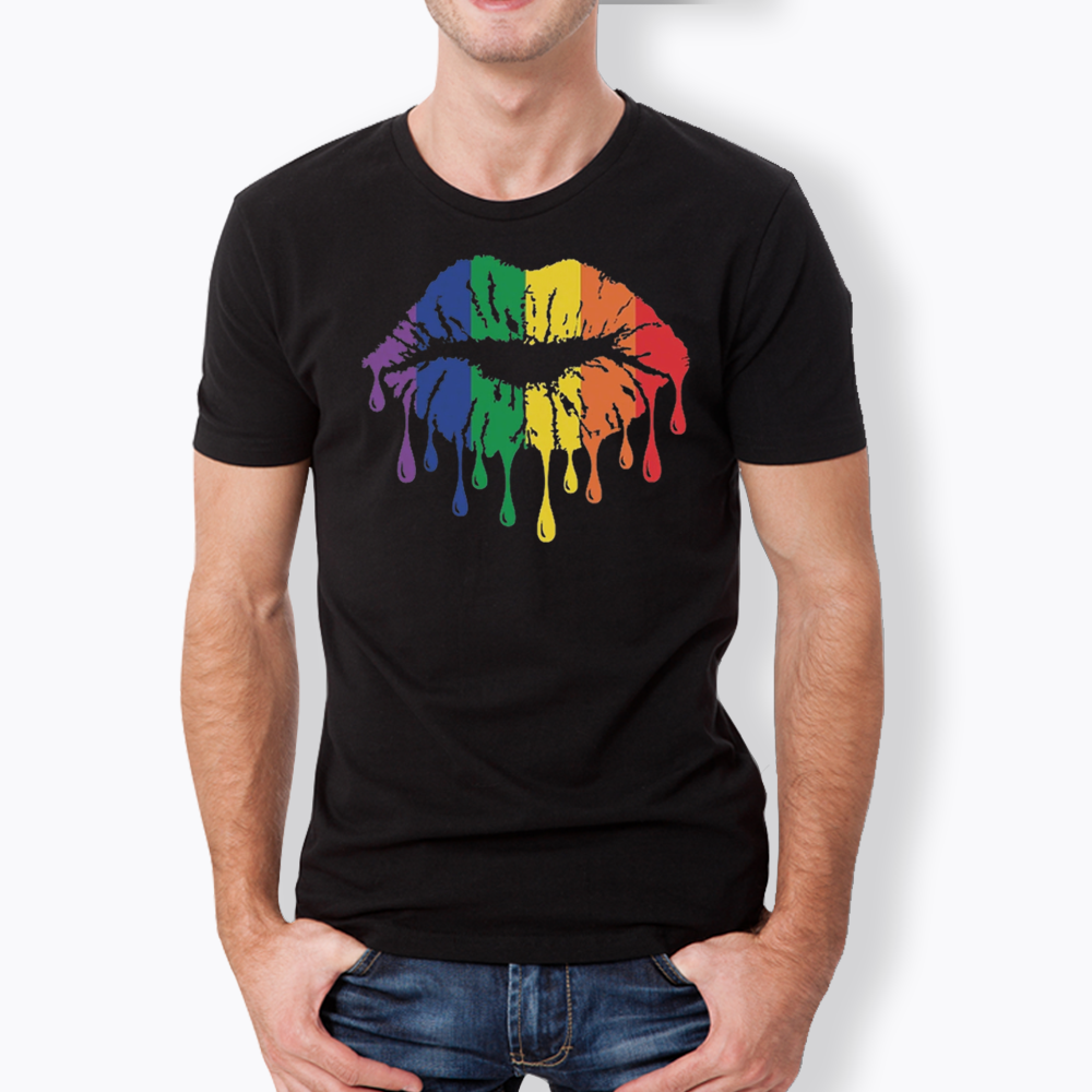 Rainbow Lips Classic T-Shirt